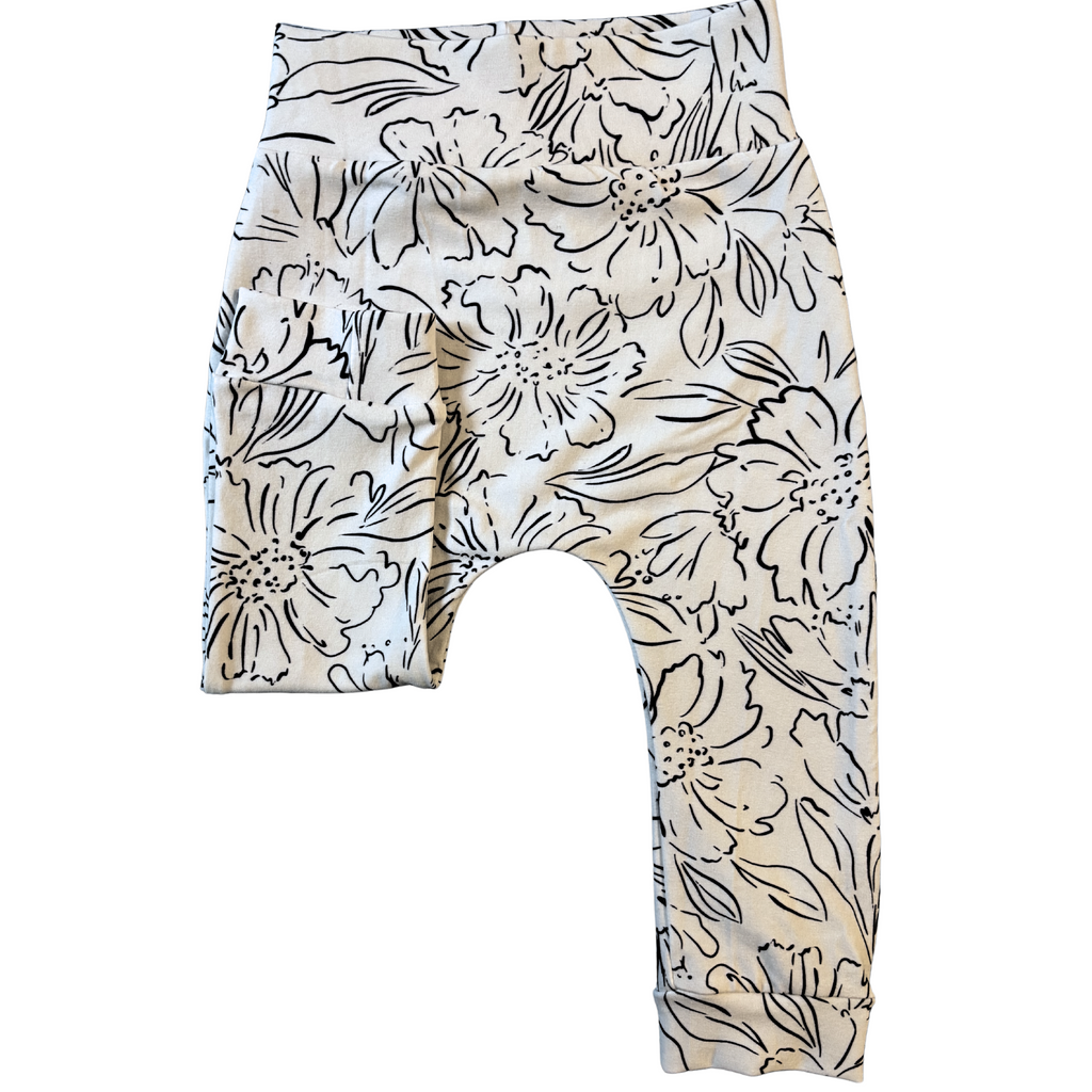 Floral Doodle Pants