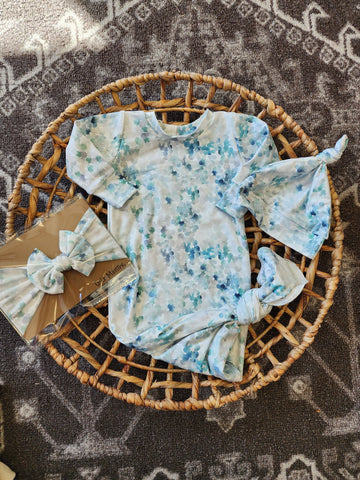Animal Knit Handmade Knotted Baby Gown: Gown