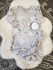 Light Gray Flower Gown