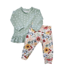 Sage and Floral Matching Set