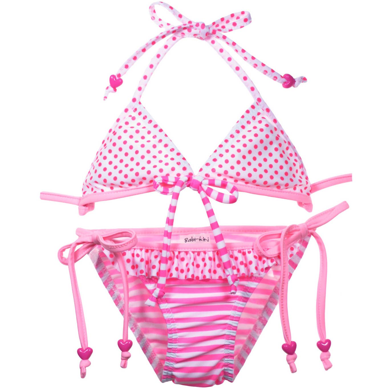 RちゃんRiu Peach polka dots swimwear ビキニ 1-15-