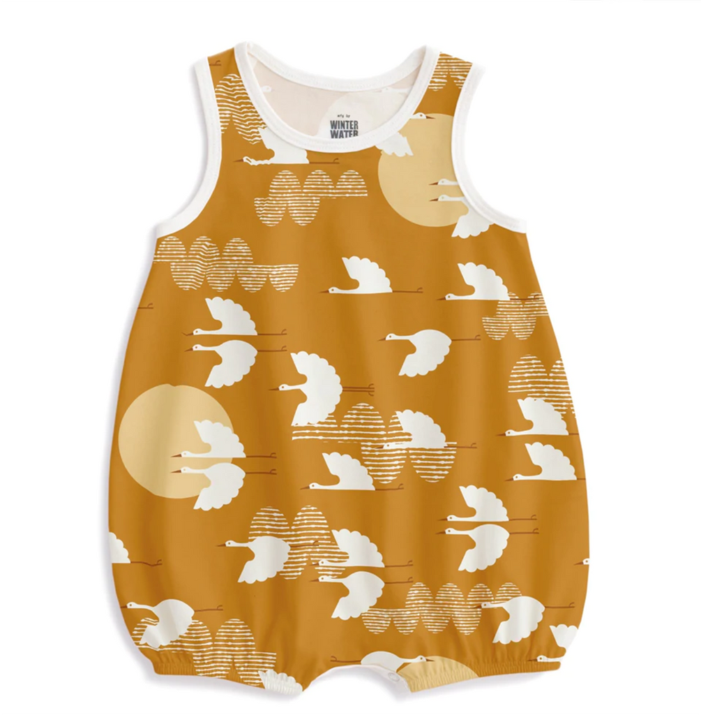 Gold sales baby romper