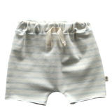 Blue Stripe Harem Shorts