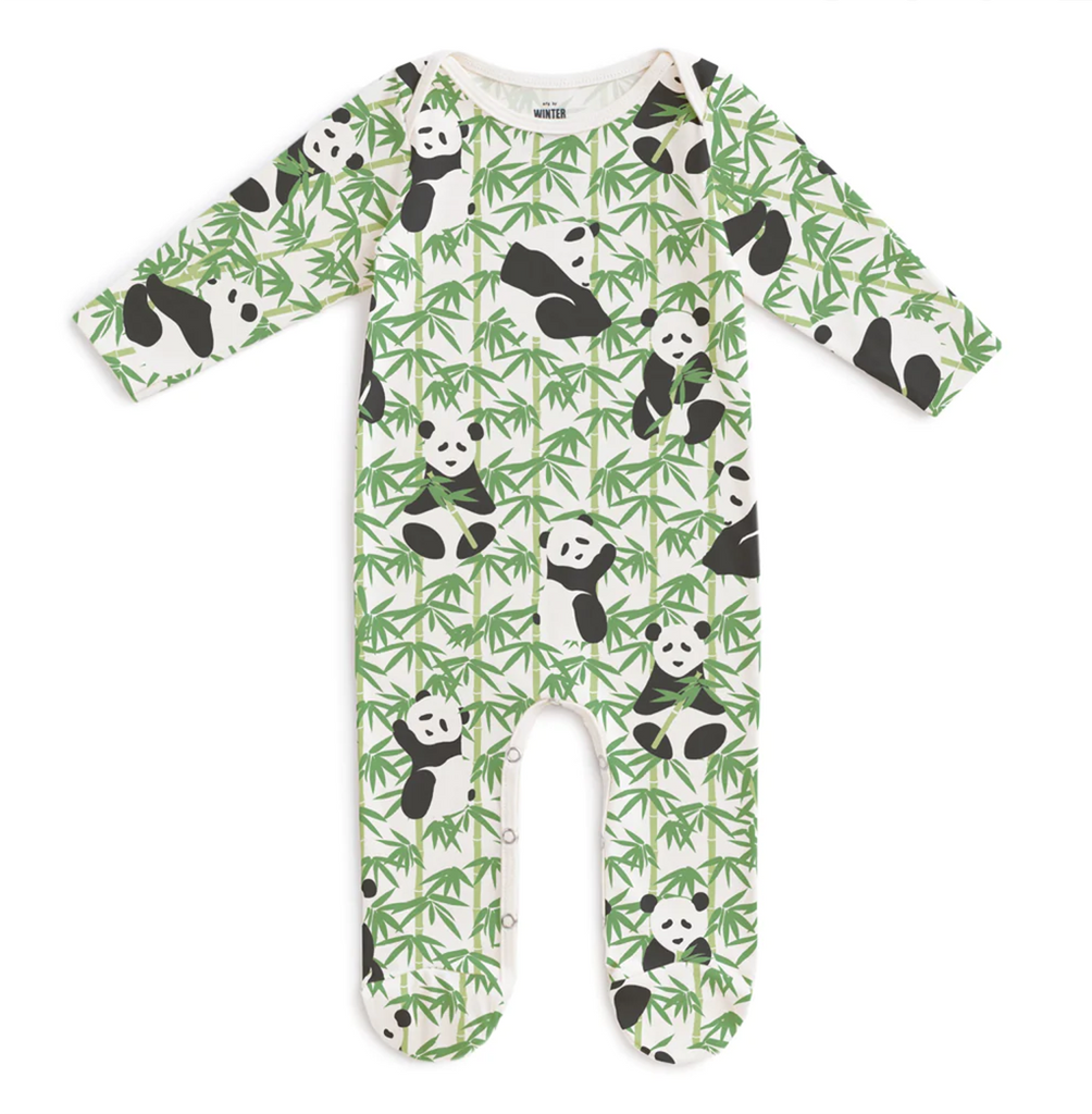 Pandas Footed Romper