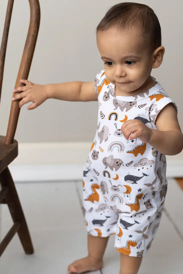 Little Fauna Romper American Made Baby Clothes American Adorn