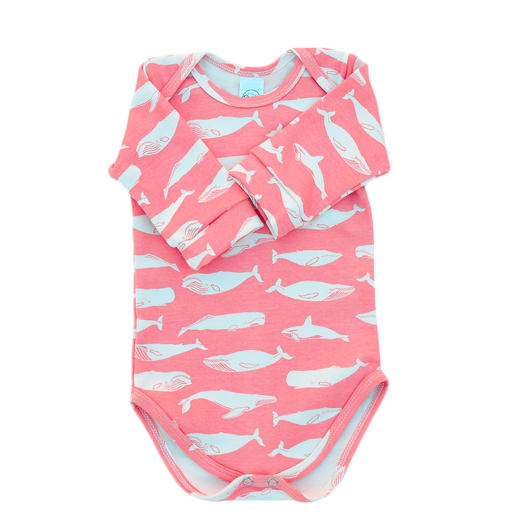 Whale One Piece | American Made Baby Clothes – American Adorn